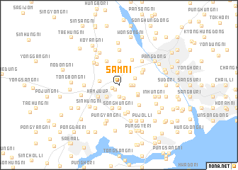 map of Sam-ni