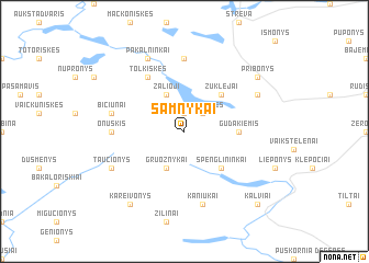 map of Samnykai