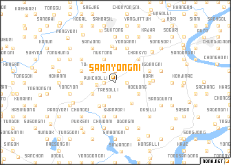 map of Samnyong-ni