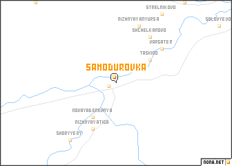 map of Samodurovka