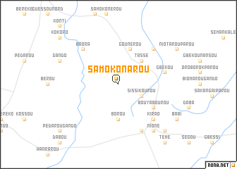 map of Samokonarou