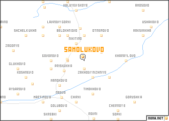 map of Samolukovo