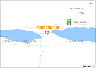 map of Samorodovo