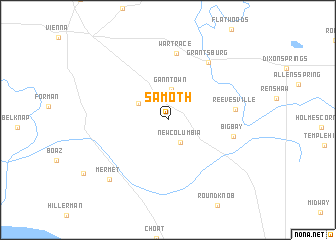map of Samoth