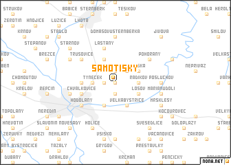 map of Samotíšky