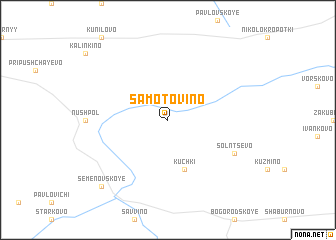 map of Samotovino