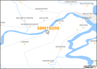 map of Samotovino