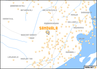 map of Samowāla