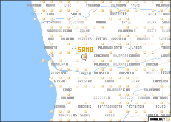 map of Samo