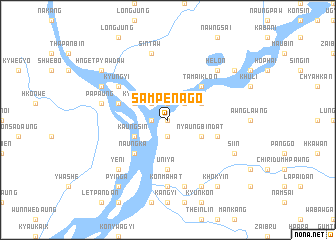 map of Sampenago