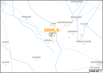 map of Sāmpla