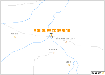 map of Samples Crossing