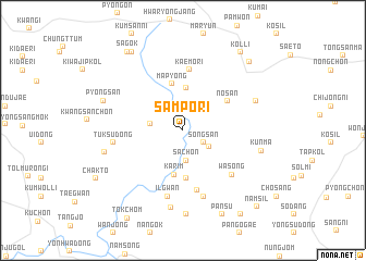 map of Samp\