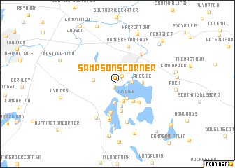 map of Sampsons Corner