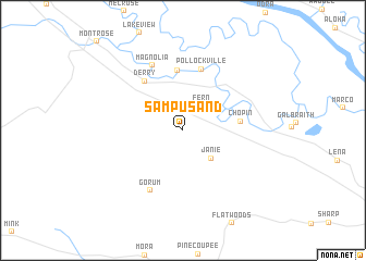 map of Sampusand