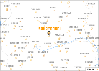 map of Samp\