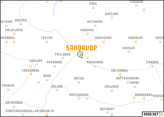 map of Samqāvor