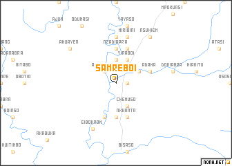 map of Samreboi