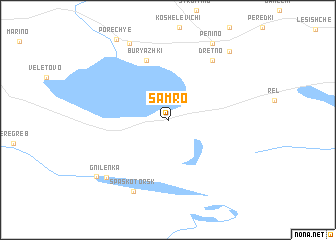 map of Samro