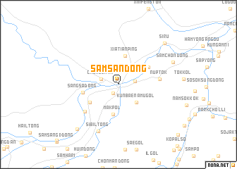 map of Samsan-dong