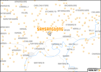 map of Samsang-dong