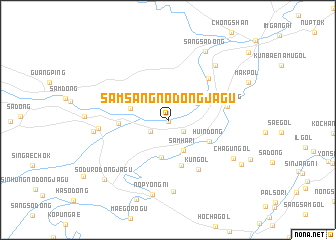 map of Samsang-nodongjagu