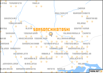 map of Samson chikatashi