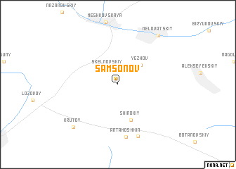 map of Samsonov