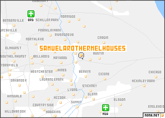 map of Samuel A Rothermel Houses