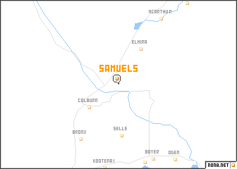 map of Samuels