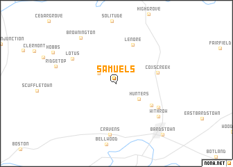 map of Samuels