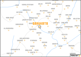 map of Samukata