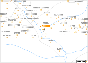 map of Şamūmā
