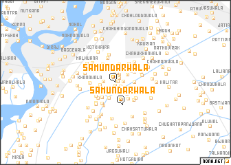 map of Samundarwāla