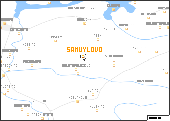 map of Samuylovo