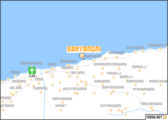 map of Samyang-ni