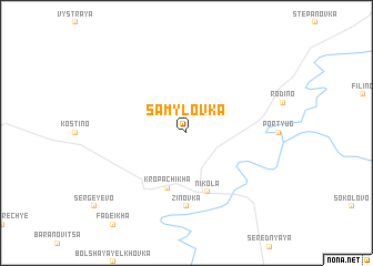 map of Samylovka