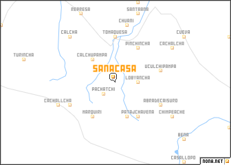map of Sanacasa
