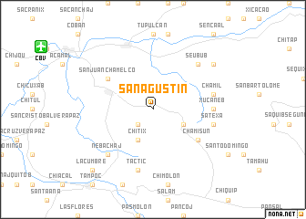 map of San Agustín