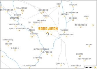 map of Sanājirah