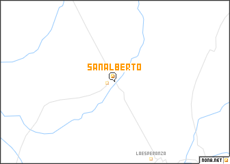 map of San Alberto