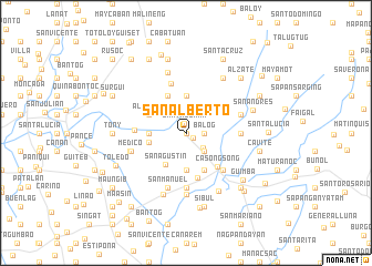 map of San Alberto