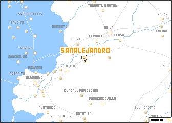 map of San Alejandro