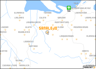 map of San Alejo