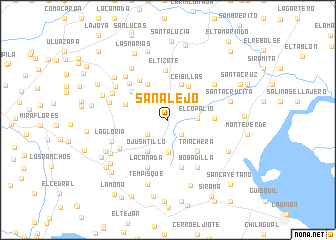 map of San Alejo