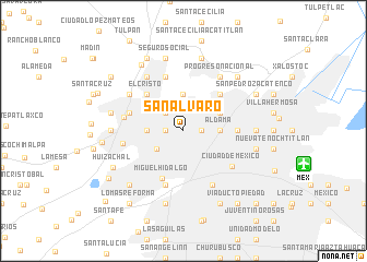 map of San Álvaro