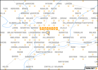 map of San Amaro