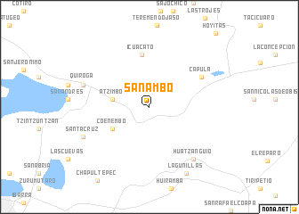 map of Sanambo