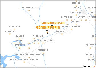 map of San Ambrosio