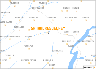 map of San Andrés del Rey